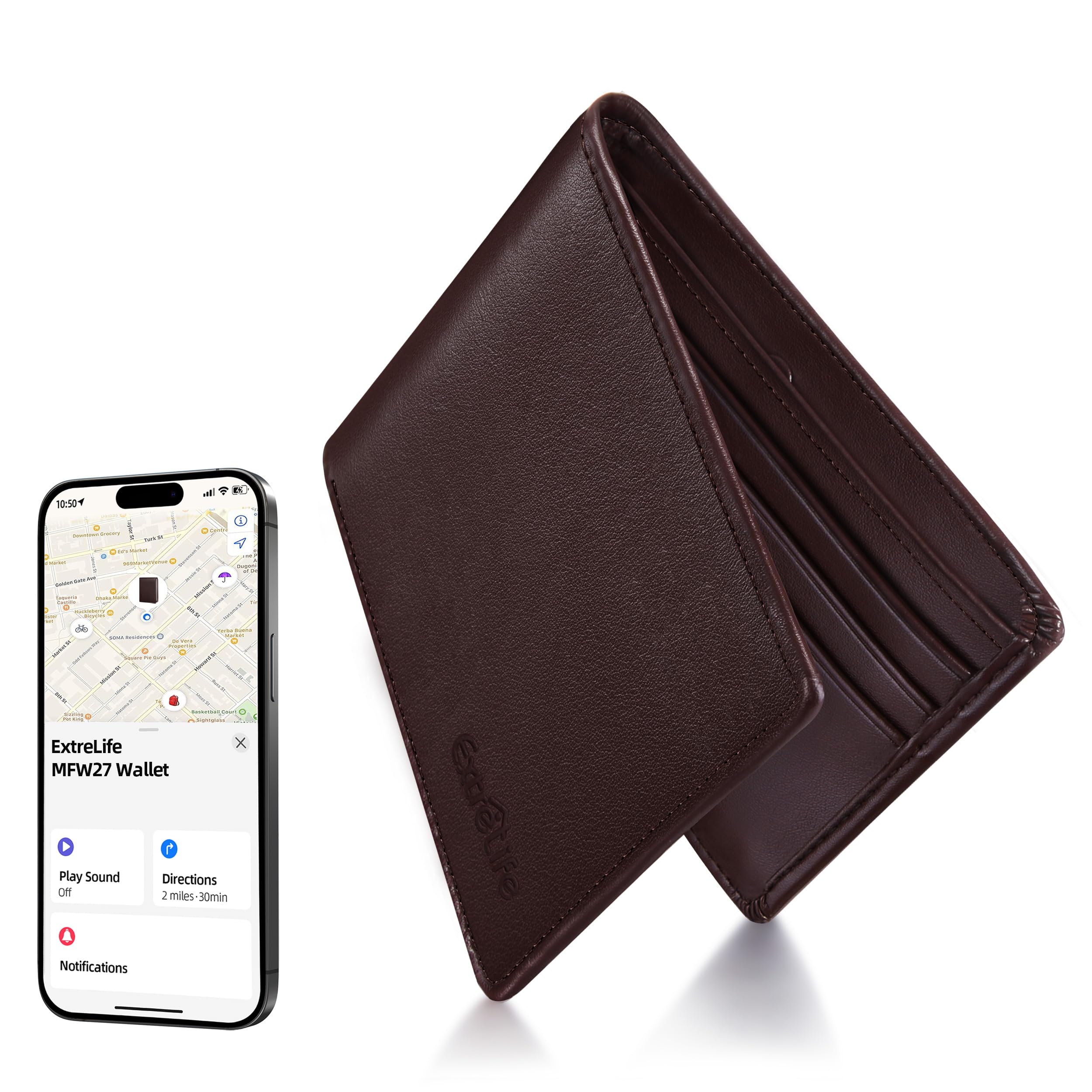 Amazon.com: Wallet for Men, Built-in Bluetooth Tracker with Apple